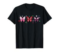 Marvel Spider-Man Trio Christmas Coquette Cute Holiday Bows Camiseta
