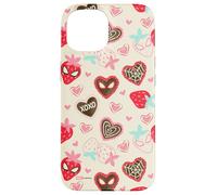Marvel Spider-Man Valentine's Day Strawberries and Hearts Carcasa para iPhone 15