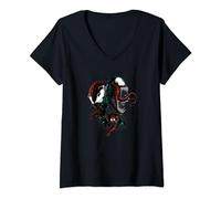 Marvel Spider-Man Venom and Carnage Graphic Camiseta Cuello V