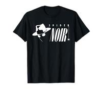 Marvel Spider-Noir Black & White Portrait and Spider Logo Camiseta