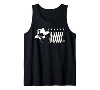 Marvel Spider-Noir Black & White Portrait and Spider Logo Camiseta sin Mangas
