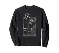 Marvel Spider-Noir Web Swing Black & White Art Deco Frame Sudadera