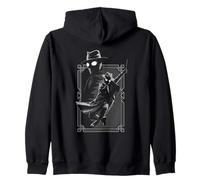 Marvel Spider-Noir Web Swing Black & White Art Deco Frame Sudadera con Capucha