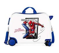Marvel Spiderman Action Maleta Infantil Azul 50x38x20 cms Rígida ABS Cierre combinación 34L 2,3Kgs 4 Ruedas Equipaje de Mano