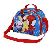 Marvel, Bolsa Portamerienda 3D Unisex Kids, Rojo Spiderman, One size