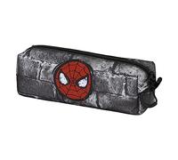 Marvel Spiderman Amazing-Estuche Portatodo Cuadrado FAN 2.0, Multicolor, 21 x 8 cm