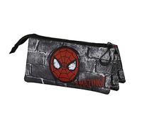 Marvel Spiderman Amazing-Portatodo Triple FAN 2.0, Multicolor, 23 x 11 cm