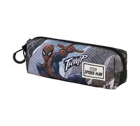 Marvel Spiderman Arachnid-Estuche Portatodo Cuadrado FAN 2.0, Rojo, 21 x 8 cm
