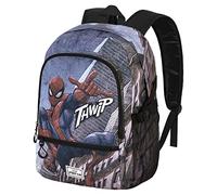 Marvel Spiderman Arachnid-Mochila Fight FAN 2.0, Rojo, 31 x 44 cm, Capacidad 24 L