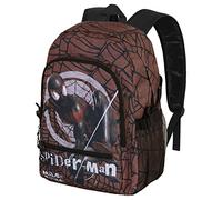 Marvel Spiderman Blackspider-Mochila Fight FAN 2.0, Rojo, 31 x 44 cm, Capacidad 24 L