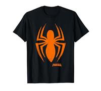 Marvel SpiderMan Camiseta Temática de Halloween para Hombre, Unisex-Jóvenes, Manga Corta, Negro, Talla S