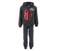 Marvel Spiderman Chandal para Niños, Conjunto 2 Piezas para Niños, Sudadera con Capucha y Pantalones, Traje Deportivo, Talla 4 Años | Gris Oscuro