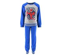 Marvel Spiderman Chandal para Niños, Conjunto 2 Piezas para Niños, Sudadera con Capucha y Pantalones, Traje Deportivo, Talla 6 Años | Azul