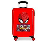 Marvel Spiderman Comic, Equipaje Para Niños, Rojo (Red), 38x55x20 Cms