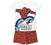 Marvel Spiderman Conjunto Pijama | Camiseta y Pantalones Cortos para Niños | Pijama Completo | Ropa Interior Cómodo para Los Fans, Spiderman, 2-3 Años
