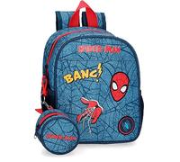 Marvel Spiderman Denim Mochila pequeña Azul 21x25x10 cms Poliéster 5,25L