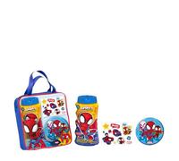 Marvel Spiderman Estuche // Precio, Comprar n/a Gel de Ducha y Champú 2 en 1 + Tatuajes + Esponja + Bolsa