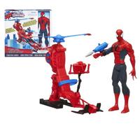 Marvel Spiderman - Figura titán con helicóptero (Hasbro A6747E27)