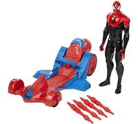 Marvel Spiderman - Figura titán con vehículo (Hasbro A8491EU4)