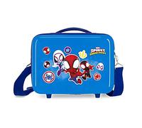 Marvel Spiderman Go webs go Neceser Adaptable con Bandolera Azul 29x21x15 cms Rígido ABS 9,14L 0,6 kgs