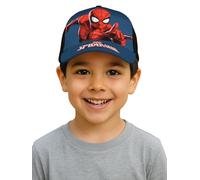 Marvel Spiderman - Gorra de béisbol para niño (ajustable), color azul