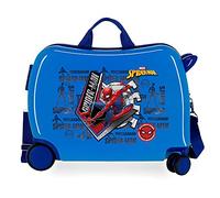 Maleta Infantil Spiderman Great Power 2 Ruedas Multidireccionales Azul