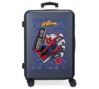 Marvel Spiderman Great Power Maleta mediana Azul 48x68x26 cms Rígida ABS Cierre de combinación lateral 70 3 kgs 4 Ruedas dobles