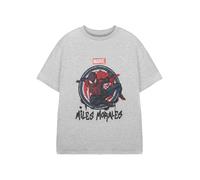 Marvel Spiderman Gris Miles Jump Camiseta de manga corta Muchachos