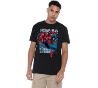 Marvel Spiderman is Coming to Town - Camiseta Unisex, Color Negro, Talla XL