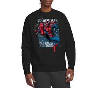 Marvel Spiderman is Coming to Town - Sudadera Unisex, Color Negro, Negro, XL