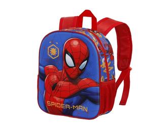 Marvel Spiderman Leader-Mochila 3D Pequeña, Azul, 26 x 31 cm, Capacidad 8.5 L