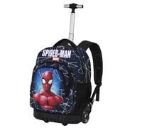 Marvel Spiderman Maximum-Mochila Trolley GTS FAN, Azul, 32 x 47 cm, Capacidad 30 L