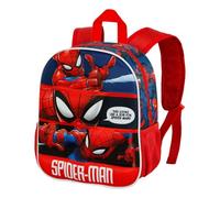 Marvel Spiderman-Mochila 3D Pequeña, 26 x 31 cm, Capacidad 8.5 L, Rojo Stronger