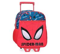 Marvel Spiderman Authentic Mochila Escolar con Carro Rojo 27x33x11 cms Poliéster 9,8L