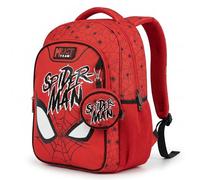 Marvel Spiderman Mochila para niños | Mochila escolar con 3 compartimentos para escuela primaria | Correas reflectantes acolchadas y bolsillos laterales para botellas de agua