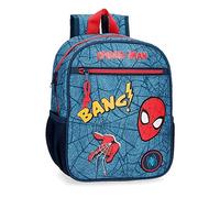 Marvel Spiderman Mochila pequeña, Azul, 23x28x10 cms | Denim