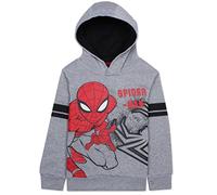 Marvel Spiderman Niños Sudadera (Gris Claro,4 años)