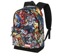 Marvel Spiderman Panels-Mochila HS FAN 2.2, Multicolor, 31 x 44 cm, Capacidad 24 L