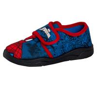 Marvel Spiderman - Pantuflas para niños de fácil cierre, rojo y azul, 25 EU