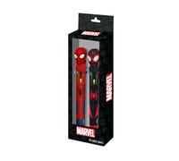 Marvel Comics Bolígrafos Spiderman Peter-Pack 2 unidades 10 colores Negro