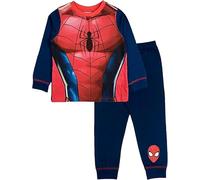 Marvel Spiderman - Pijama largo para niños, azul, 2-3 años