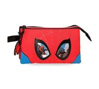 Marvel Spiderman Protector Estuche Triple Rojo 22x12x5 cms Poliéster