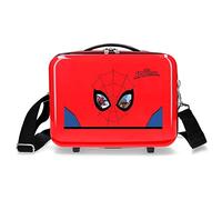 Marvel Spiderman Protector Neceser Adaptable con Bandolera Rojo 29x21x15 cms Rígido ABS 9,14L 0,6 kgs