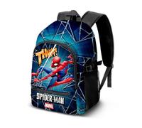 Marvel Spiderman Skills-Mochila Fight 3.0, Negro 31 x 41 cm, Capacidad 22 L