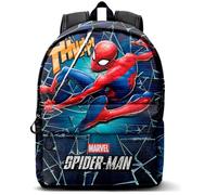 Marvel Spiderman Skills-Small FAN HS Mochila, Negro, 25 x 35 cm, Capacidad 12 L