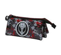 Marvel Spiderman Spidercammo-Estuche Portatodo Triple ECO, Multicolor, 23 x 11 cm
