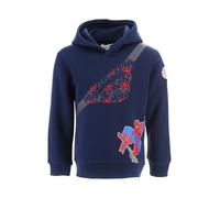 Marvel Spiderman Sudadera con Capucha para Niño, Sueter Sudadera Textil Suave, Sudadera para Niños, Regalo para Niños, Tallas 3 a 8 Años (FR/ES, Edad, 4 años, Regular, Azul Oscuro)