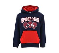 Marvel Spiderman Sudadera con Capucha para Niño, Sueter Sudadera Textil Suave, Sudadera para Niños, Regalo para Niños, Tallas 3 a 8 Años (FR/ES, Edad, 6 años, Regular, Azul Oscuro)