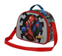 Marvel, Bolsa Portamerienda 3D Unisex Kids, Gris Spiderman, One size