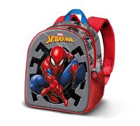 Marvel Comics Mochila Spiderman Symbol 3D Elite, Gris, 25 x 30 cm, Capacidad 7 L